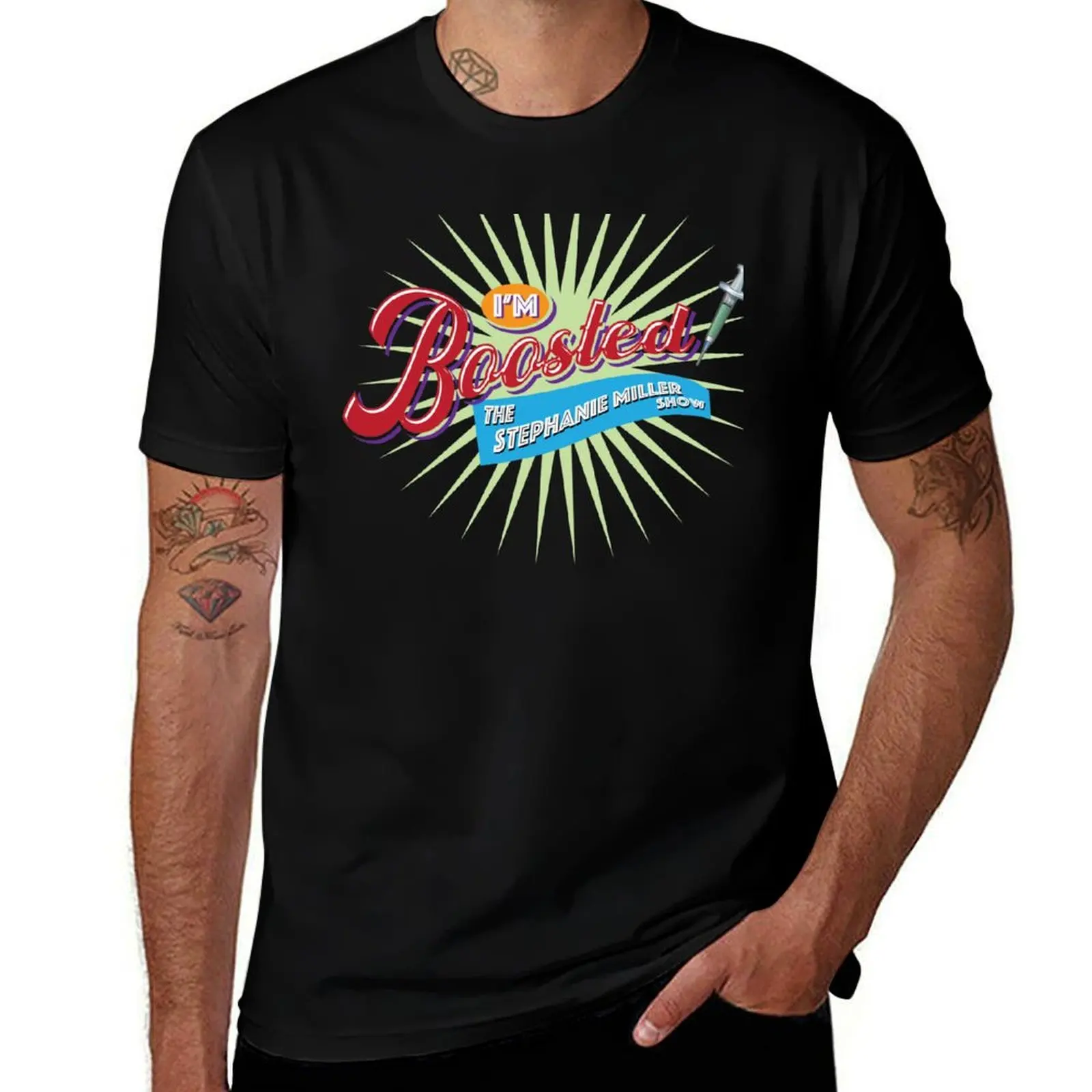 I'm Boosted - The Stephanie Miller Show T-Shirt Summer Festival T-Shirt