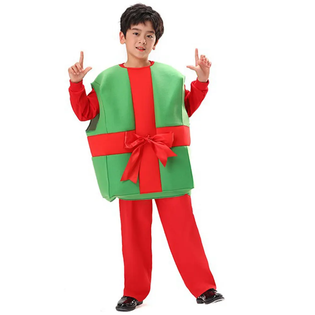 

Christmas Costume Fun Cute Christmas Cosplay Props Party Dress Up Stage Show Clothing for Kids Role Play Surprise Gift