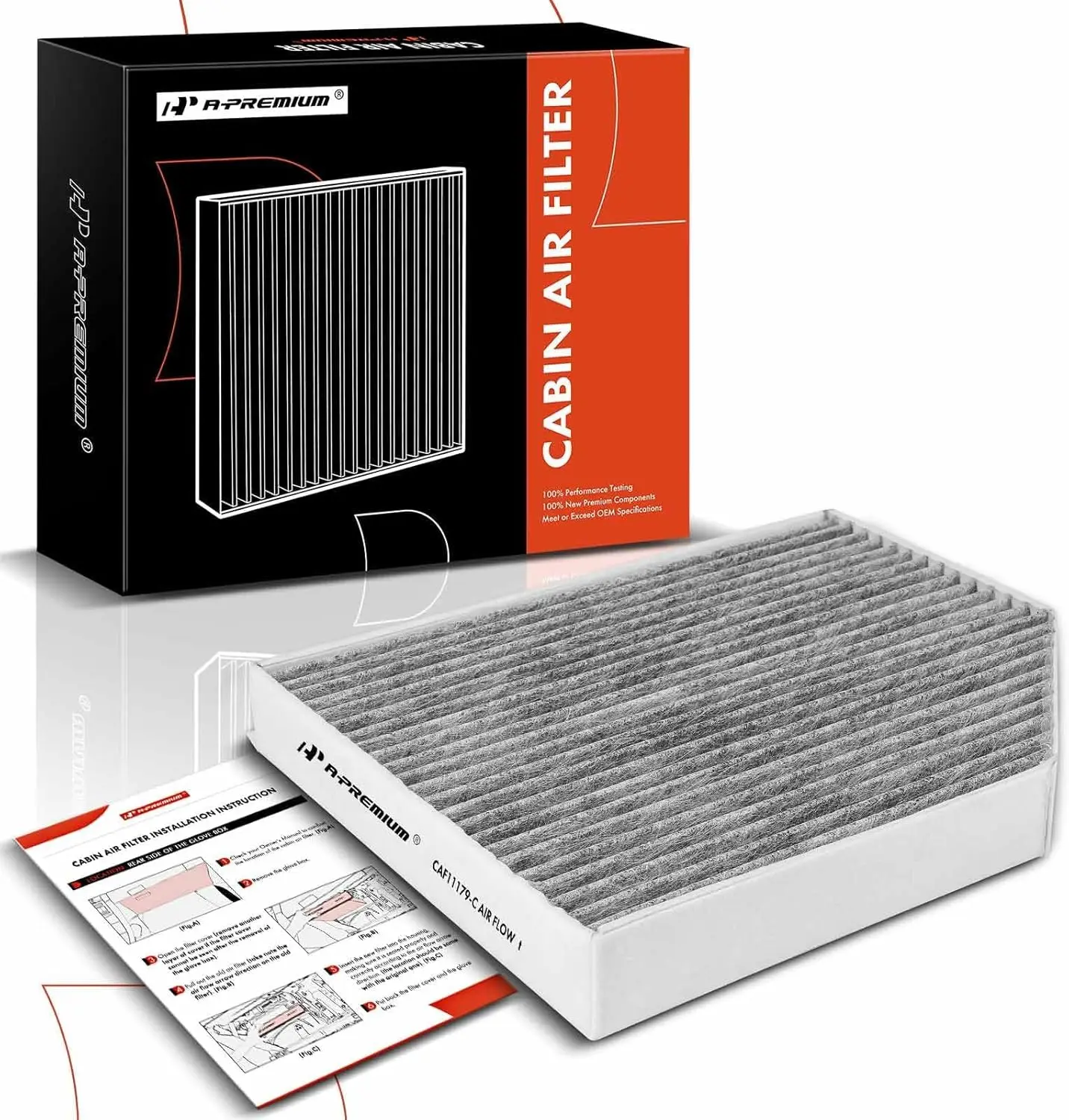 

Салонный воздушный фильтр с активированным углем, совместимый с Audi Q5 2009-2017, A4 Quattro 2009-2016, A5 Quattro 2008-2017, A4 2009-20