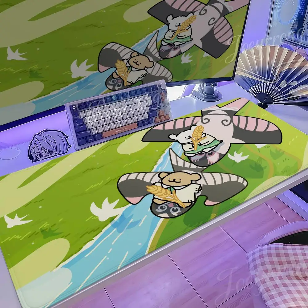 

Mouse Pad Hot Anime 1000x500 Taro Sakamoto Days XXL Large Gaming Non-slip Office Keyboard Mats Desk Mat Line Dog