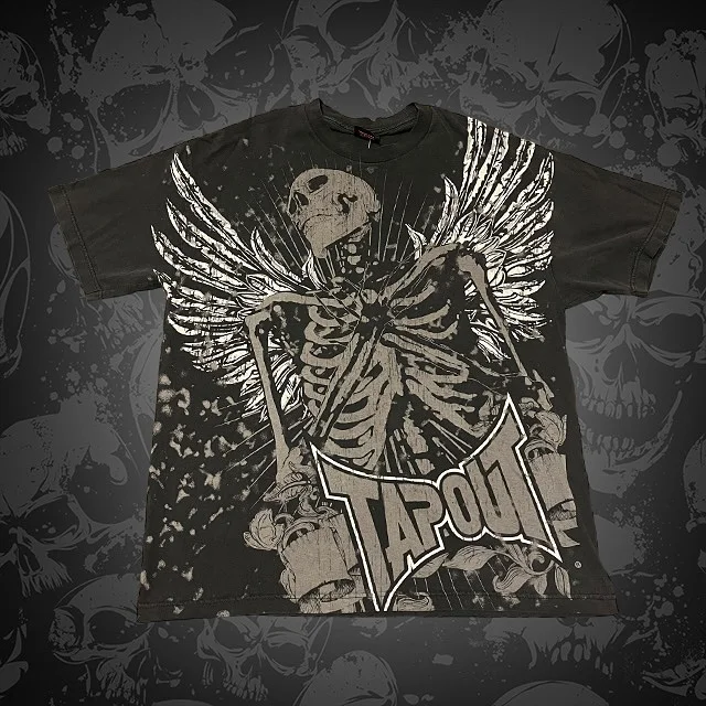 Affliction Street Fashion Cotton Pattern Printing Y2K Short
