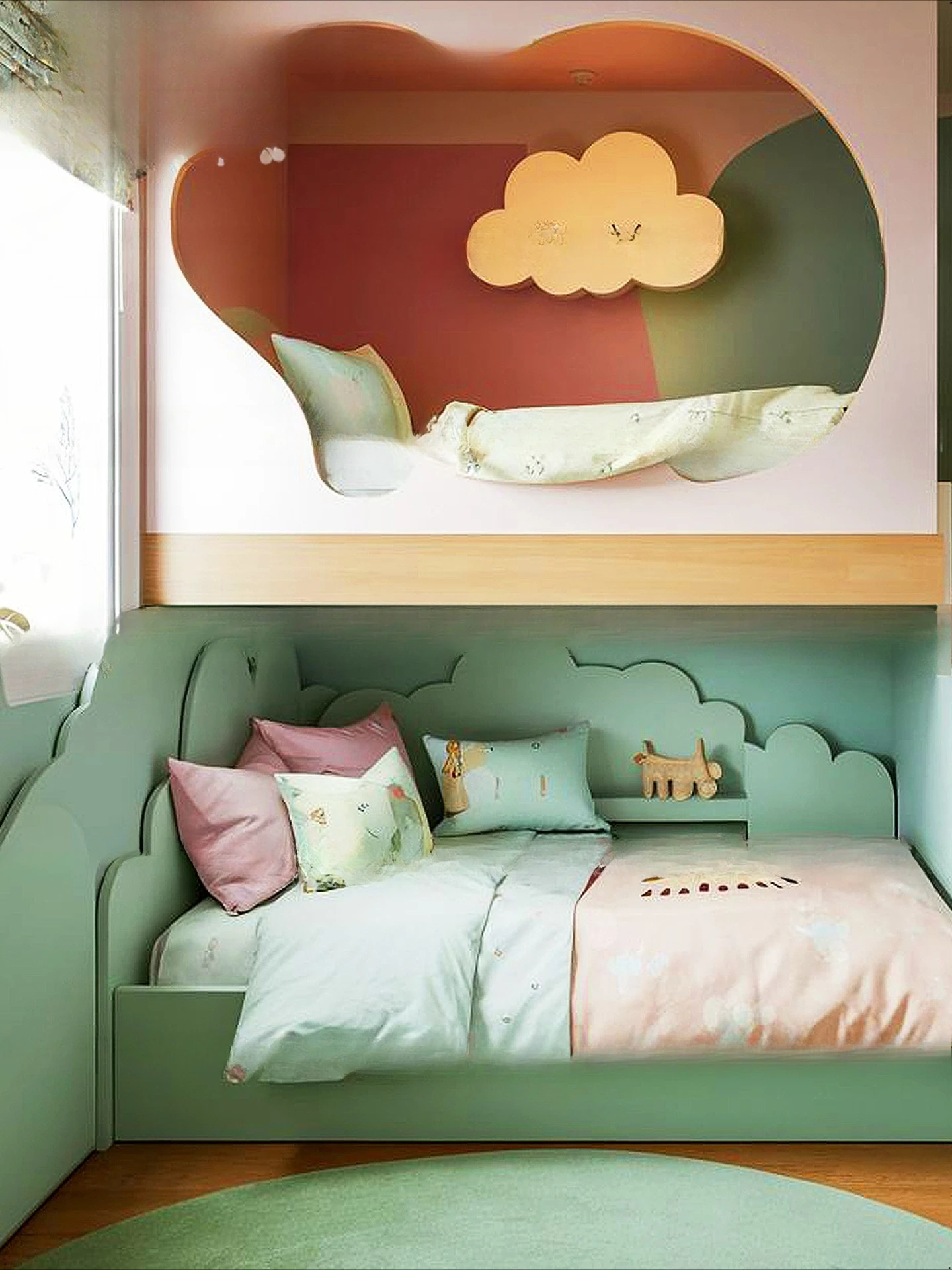 سرير أطفال الأخوات على وخارج b ed طبقة مزدوجة الوالدين والطفل يكون d دبوس من الخشب الصلب k الأشقاء الزرقاء على