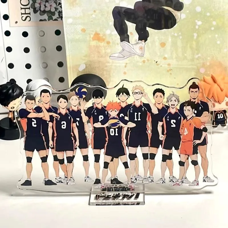 New Haikyu!! Animation Peripheral Signage Hinata Shoyang Acrylic Student Desk Decoration High-Looking Support Props Toys