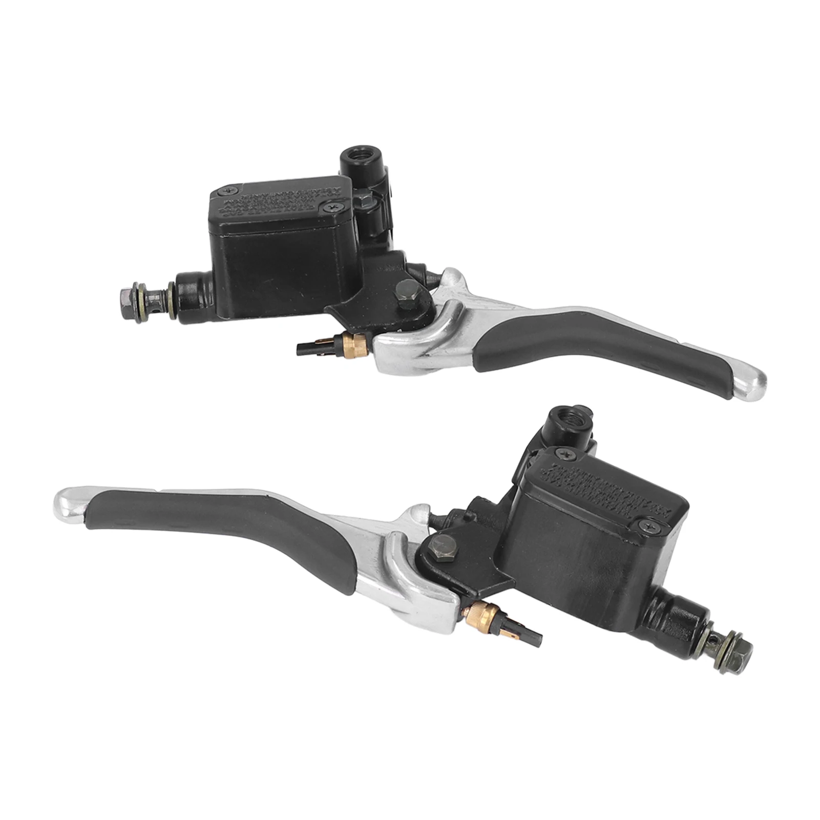 Pair Motorcycle Left Right Brake Handle Lever with Oil Can Aluminum Alloy CNC Replacement for Yamaha YQ50 Aerox 1997‑2013