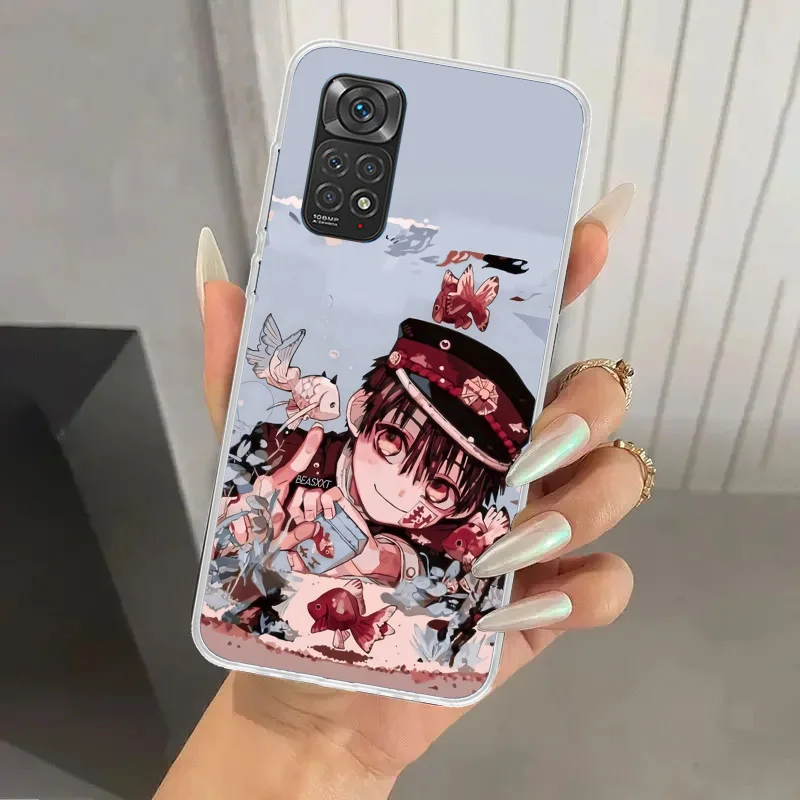 Toilet Bound Hanako Kun Anime Phone Case for Xiaomi Redmi Note 13 12S 12 11S 11 11T 11E 10S 9 Pro Plus 8 8T 9T 7 Soft Funda Prin