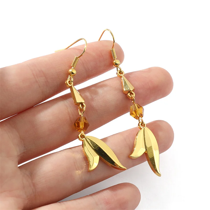 Spiel Genshin Impact Kong Ohrringe Ohrclip Anhänger Schmuck Cosplay Requisite für Frauen Männer Anime Liebhaber Geschenk