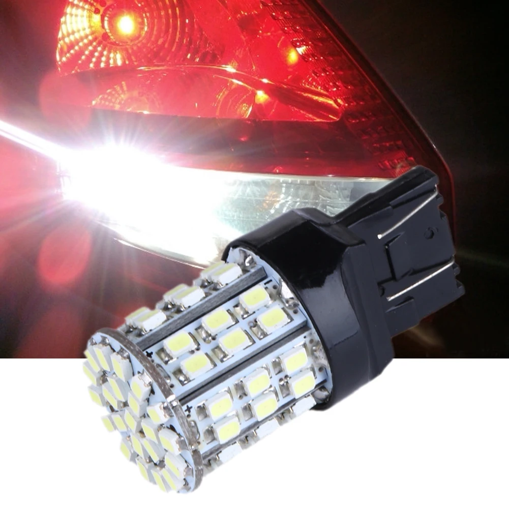 

1x T20 W21W 7443 7440 LED 1206 Car Auto Tail Stop Brake Light Bulb Lamp White 12V 1.5W 6000K