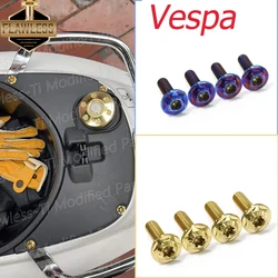 FLAWLESSTI Gr5 Titanium Bolts Rear Bracket M6 For Vespa Sprint 150 Primavera 150 S 150 S 125
