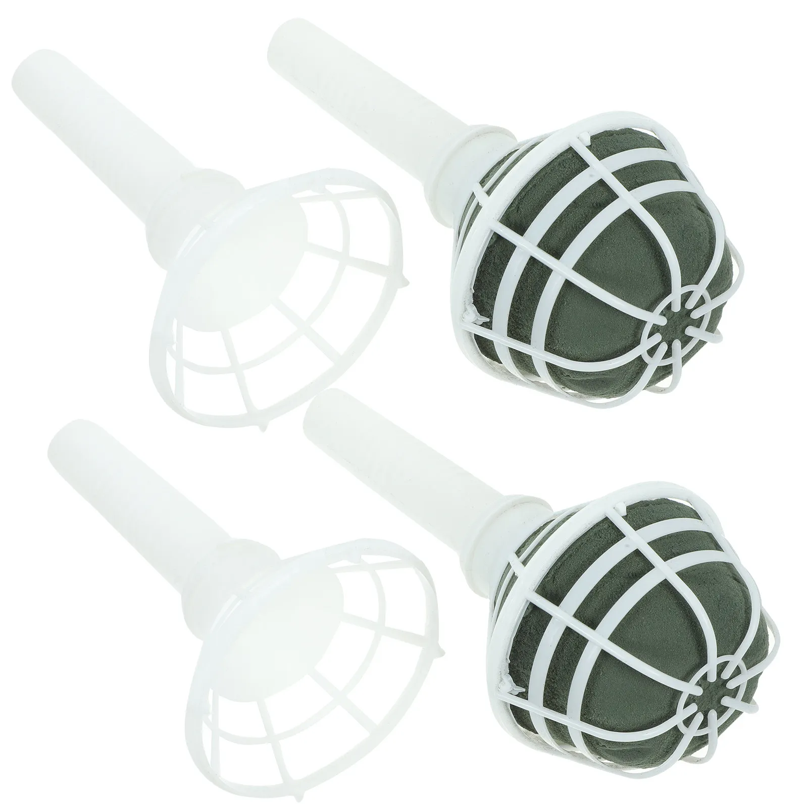 

Набор из 4 пластиковых держателей для букетов DIY: для свадеб, девичников, помолвок, цветочных композиций, поделок ручной работы