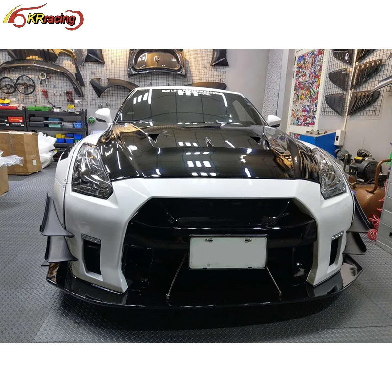 LB Performance Type2 Style Carbon Fiber Bonnet Hood For Nissan GTR R35 2017-2021