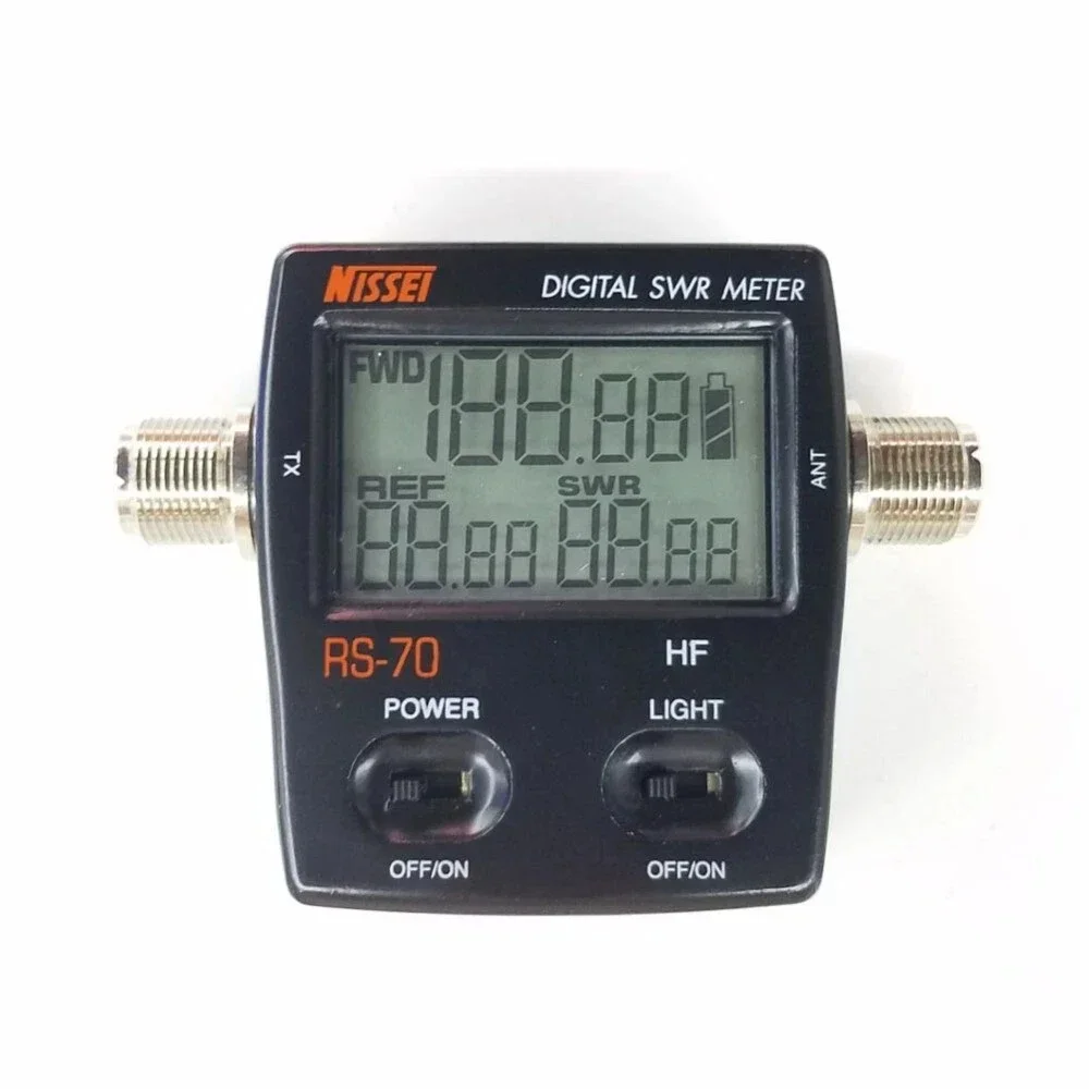 RS-70 NISSEI HF Digital Short Wave Standing Wave Meter SWR Meter Power Meter 1.6-60MHz 200W for Walkie Talkie 2 Way Radio - view 4