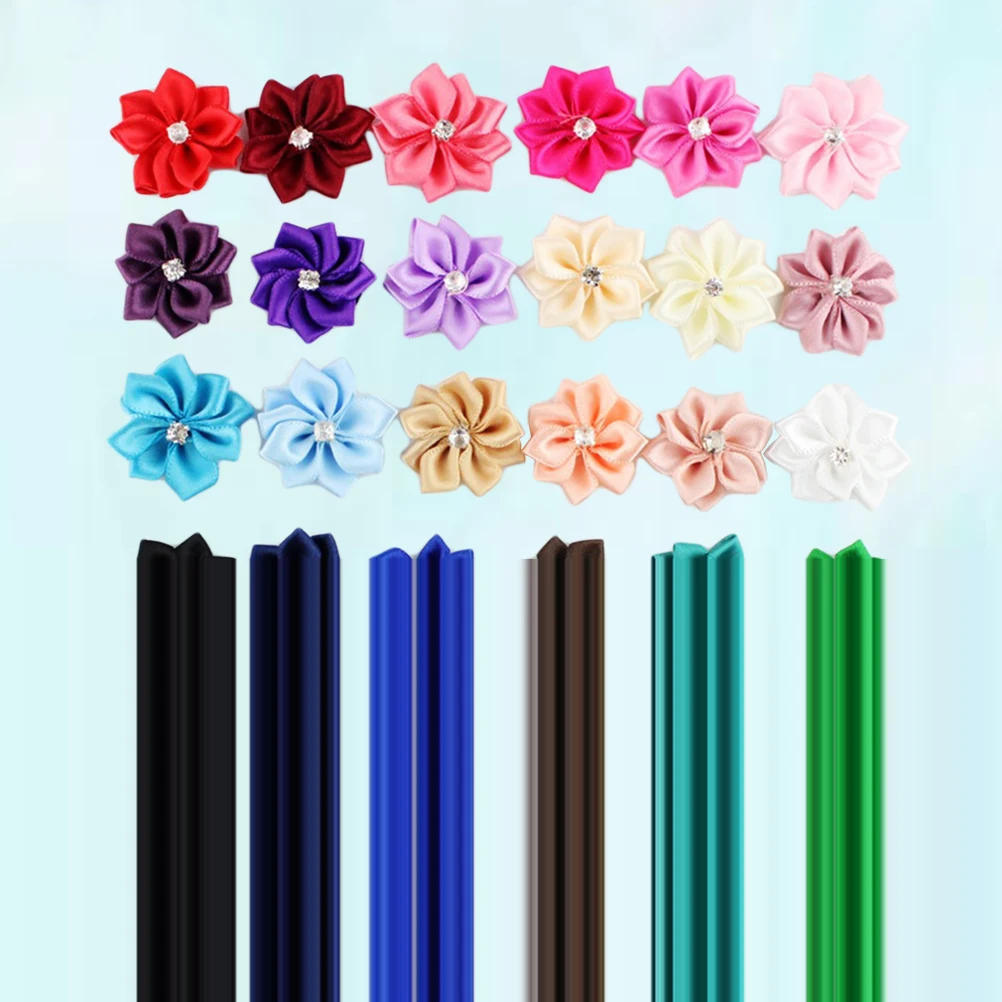 

50 Pcs Premium Material Headbands Flower Headgear Comfortable Baby Headwear Cute