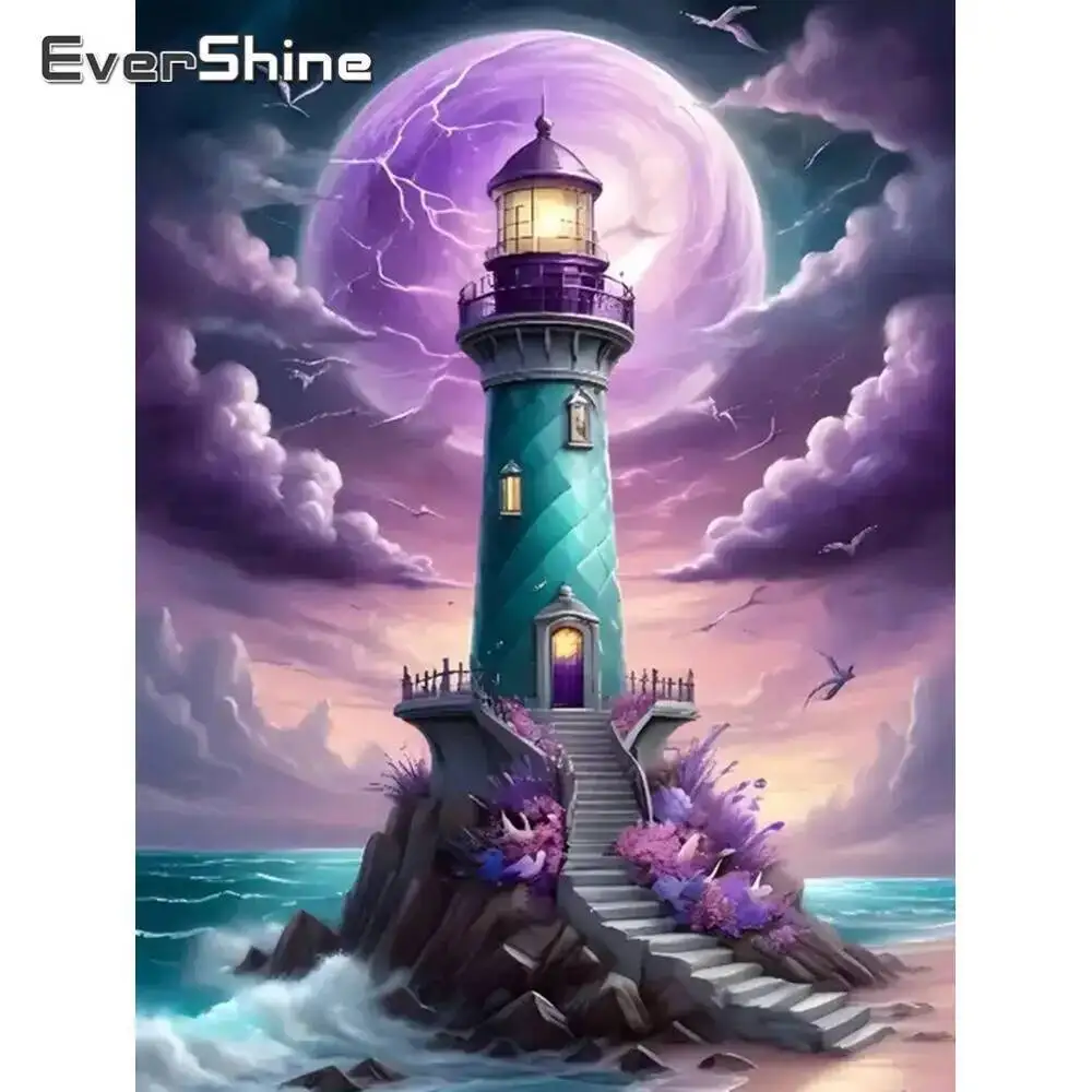 Evershine-pintura de diamante de perro, imágenes de diamantes de imitación de animales, puente bordado de diamantes de dibujos animados, manualidades coloridas, regalo hecho a mano