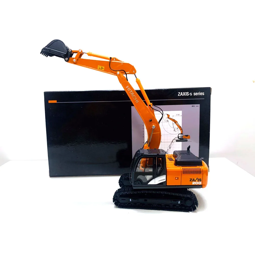 

2 Color, 1:50 Alloy Die-Cast Model ZAXI 200-5 ,ZX210-5 Excavator Boy Toy Scene Decoration Collection，Birthday Collection Gifts