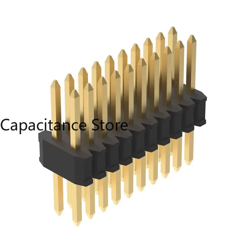 

10PCS 0.8mm pin H1.4 double row 180 degree W3.0 connector single terminal adapter