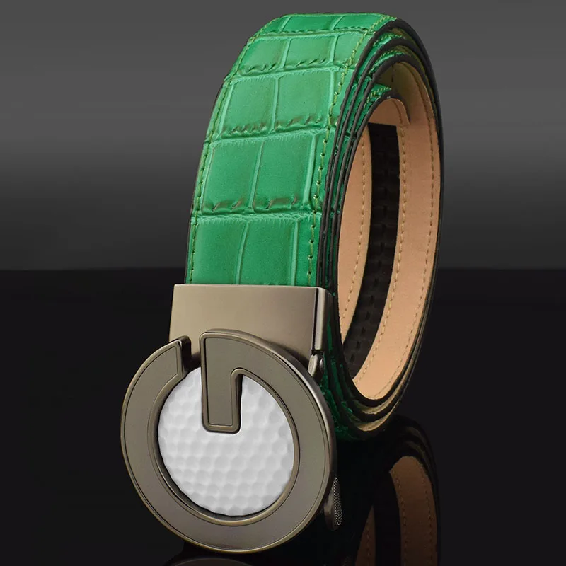 High Quality Green Letters Men's Belt Sex Classic Delicate Business G Buckle Belt White Fashion Designer Belt