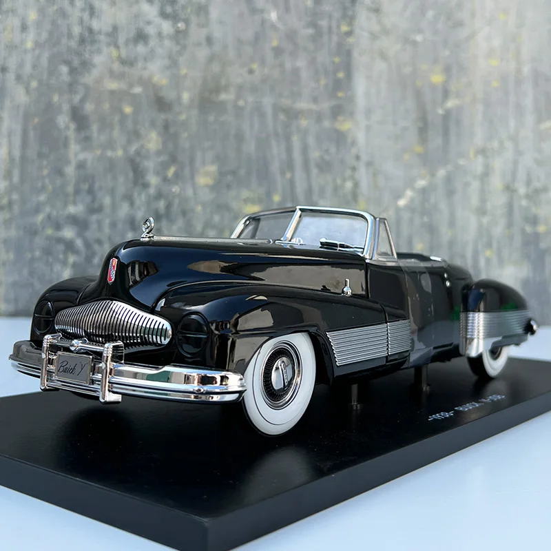 Modelo de Carro Edição Dealer, 1:18 GM 1938 Buick Y-JOB, Carro Vintage, Modelo Diecast para Coleções, Exibição e Presente para Amigo