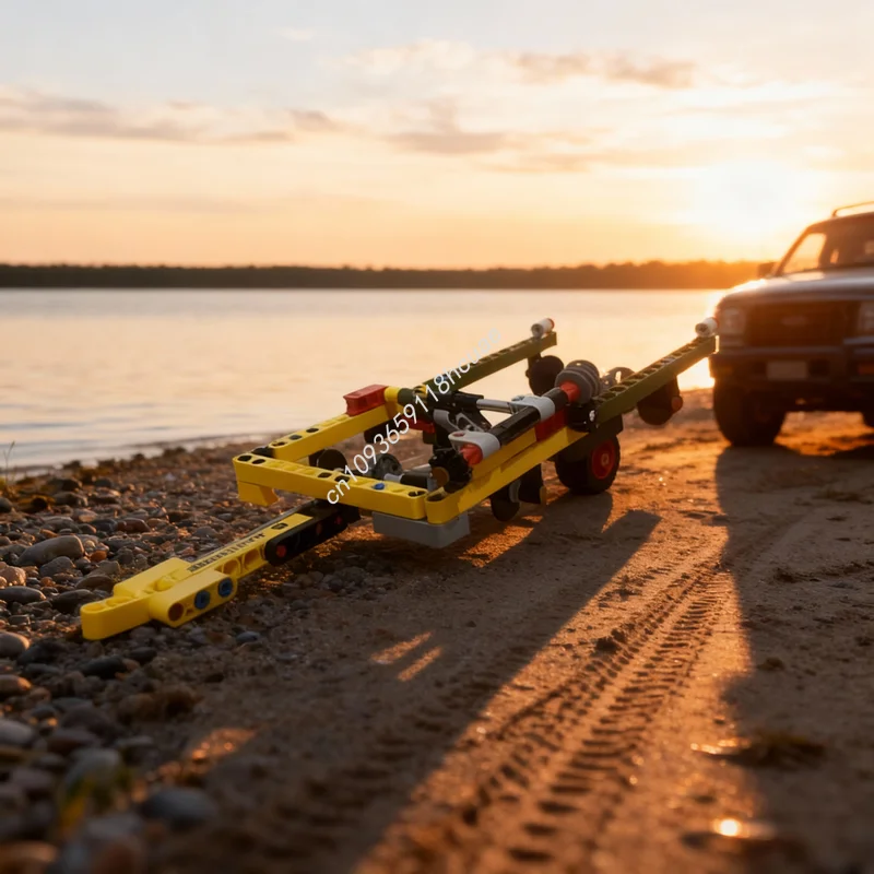 

126 деталей MOC: Техническая модель дисковой боронки, конструктор, игрушка для сборки, идея для рождественского подарка, креативный развивающий конструктор