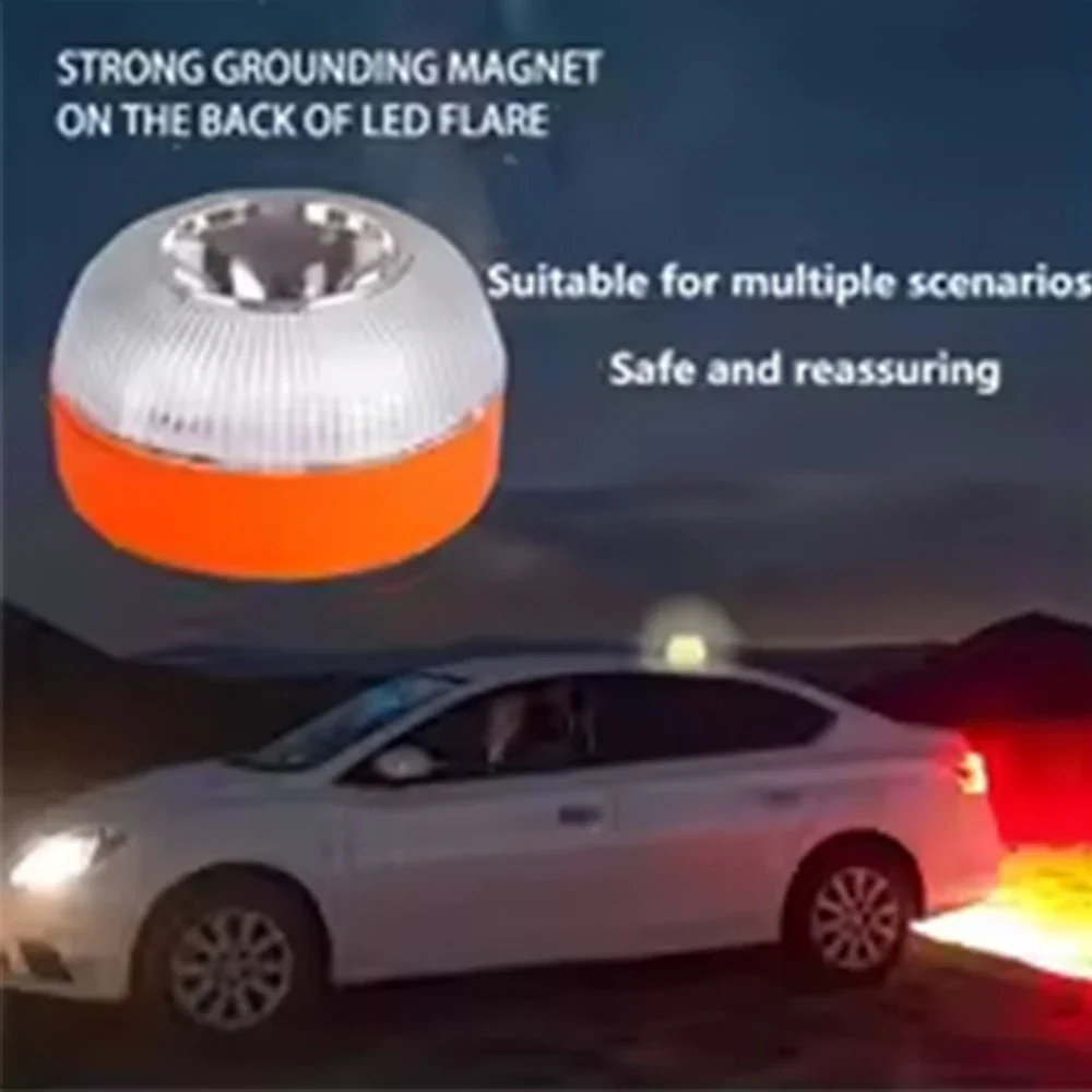 LED Car Emergency Light Approved by DGT with Geolocation Tracker for Quick And Efficient Position light 360 Degree Vision