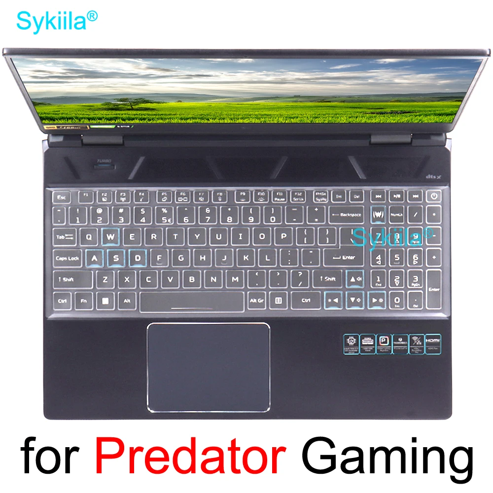 

Чехол на клавиатуру для Predator Triton 300 PT315-53 PT315-52 PT315-51 Helios G3-573 G3-572 G3-571, силиконовый защитный чехол 2022