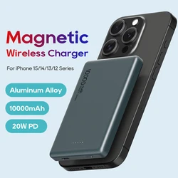 Magnetic Power Bank 10000mAh 20W Wireless Phone Charger External Battery Fast Charging For iPhone 17 16 Series PowerBank