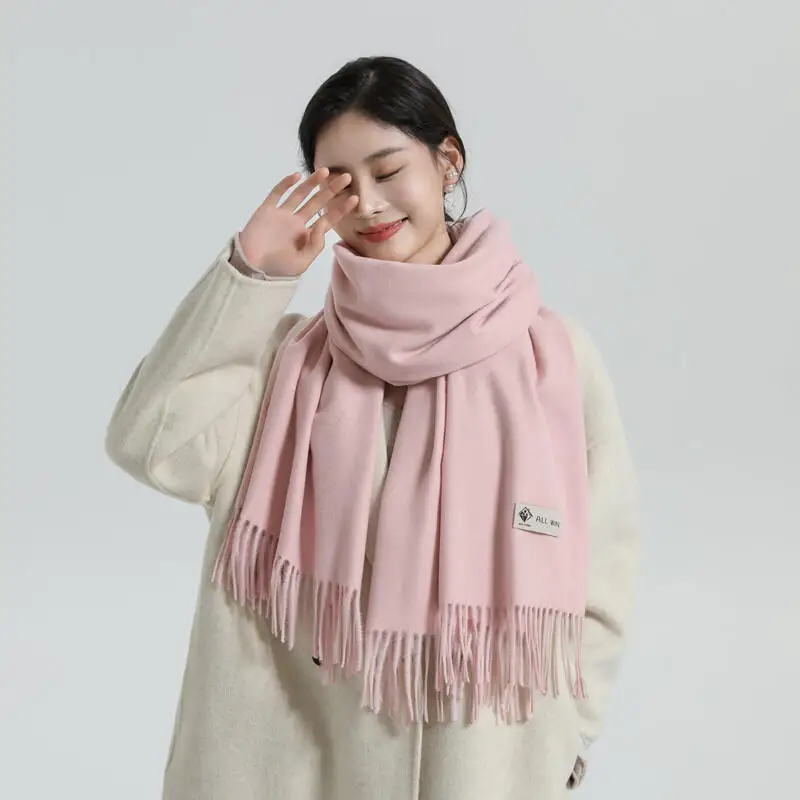 وشاح من الصوف طالب الخريف الشتاء شرابة رشاقته الدفء يندبروف تنوعا موضة حسن المظهر المشاعر لينة لزجة امرأة شال