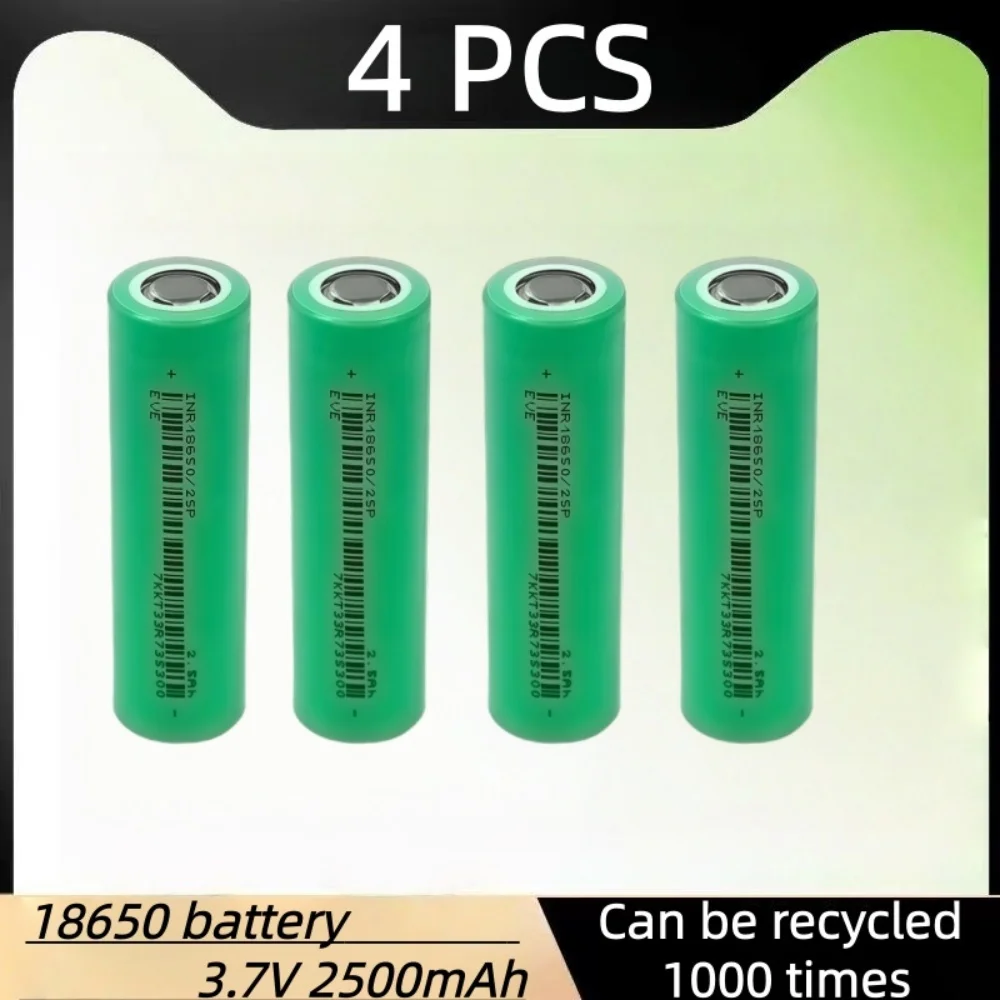 Hurtownia wysokiej jakości akumulatorów 18650 25P 2500mAh 3.7V, ładowalne baterie litowe 18650-25P, ogniwa litowo-jonowe. — zdjęcie produktu 5
