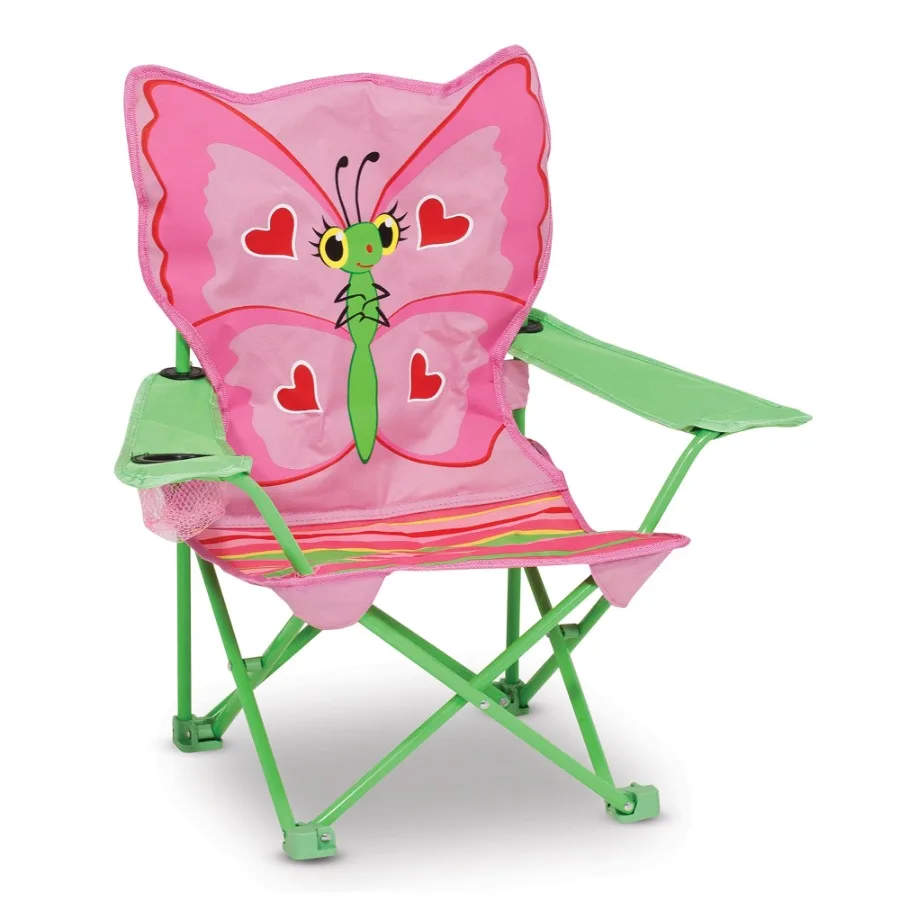 

Складное кресло Sunny Patch Bella Butterfly для улицы и кемпинга, портативное, легкое, с удобной спинкой и подлокотниками