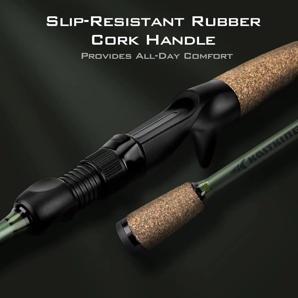 قضبان صيد فارغة من الجرافيت - صب وغزل IM6، قطعتان مع طرف إضافي، طاقة عالية، قضبان كلمات مفاتيح طويلة الذيل #6