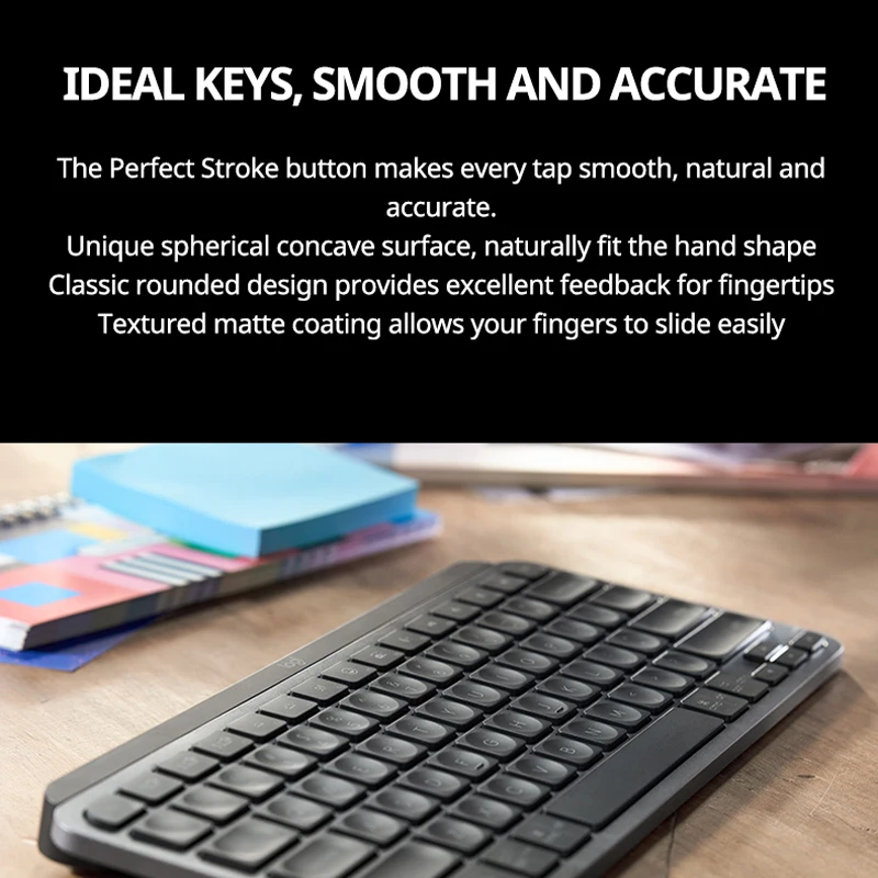 Hot Selling Wholesale Original Logitech Mx Keys Mini Smart Office Bluetooth Backlit Rechargeable Wireless Keyboard