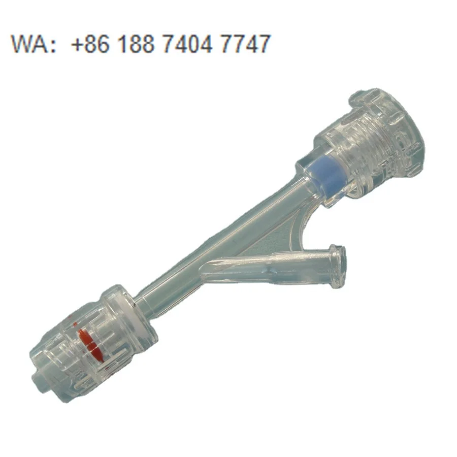 kit-de-valve-d'hemostase-twist-jetable-avec-connecteur-en-y-push-pull