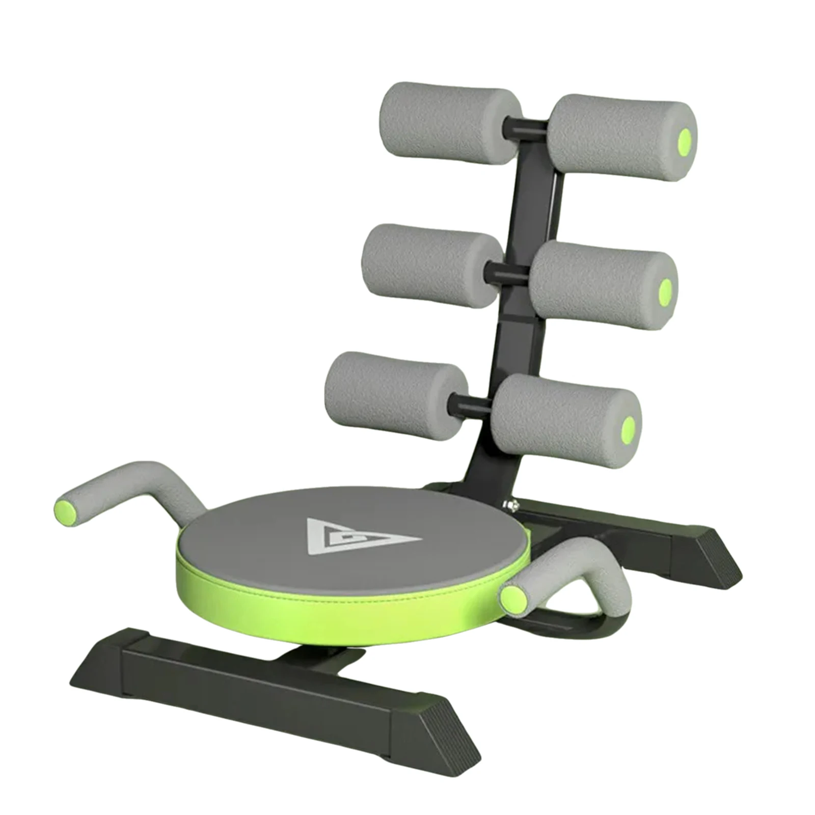 

Тренажер для брюшного пресса. Домашнее вспомогательное оборудование для сидения для тренировки основы, складной ролик для пресса с эспандером.