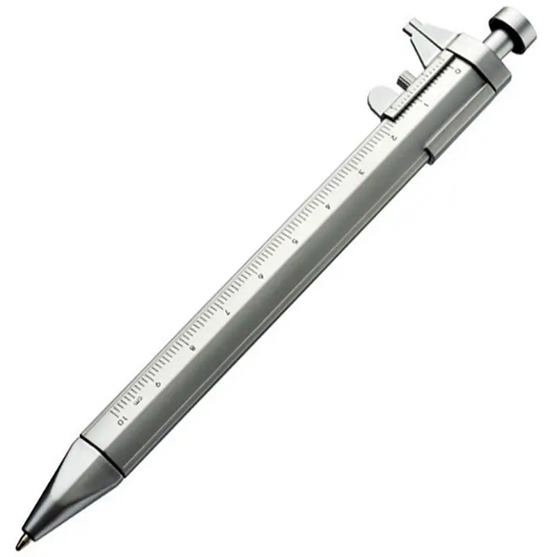 Classic-40Pcs Multifunction 1.0Mm Gel Ink Pen Vernier Caliper Roller Ball Pen Stationery Ball-Point Pens Blue Ink