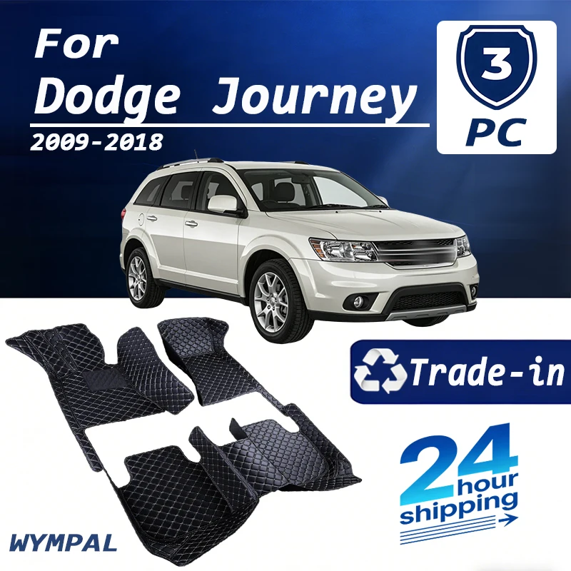 

Роскошные автомобильные коврики для Dodge Journey 2009 2010 2011 2012 2013 2014 2015-2018, изготовленные на заказ автомобильные подушечки для ног, комплект аксессуаров для интерьера