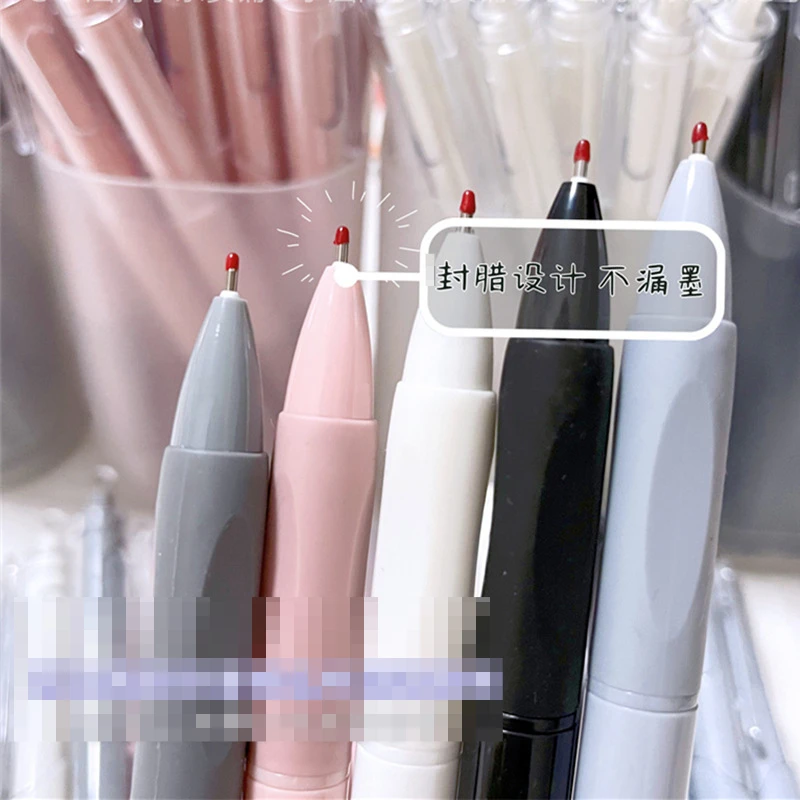 Press brush gel pen student simple pen stationery wholesale office creative supplies suit cultural business Glass fountain pen