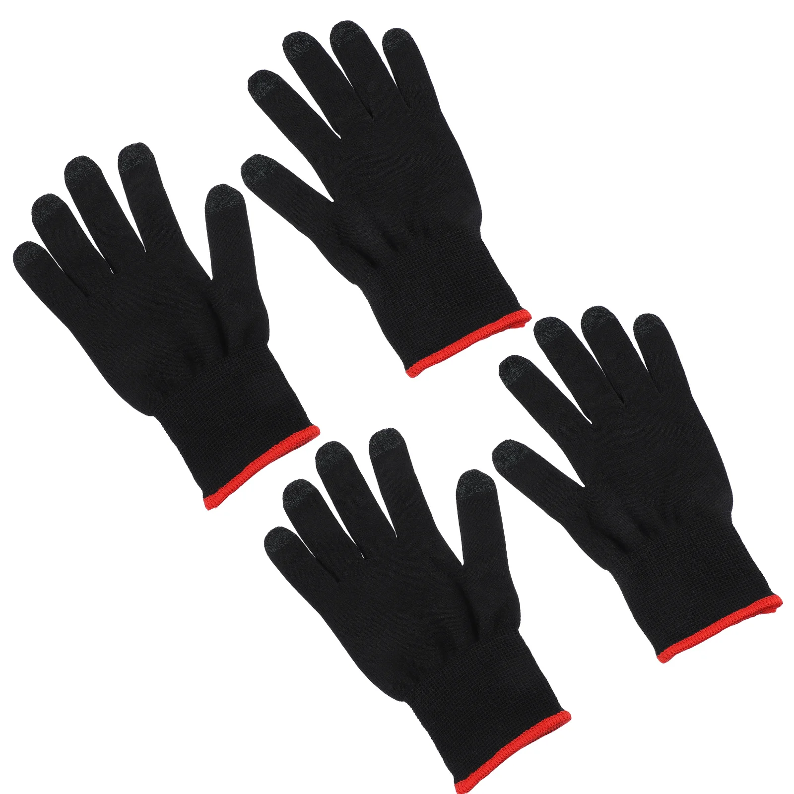 زوجان من قفازات الألعاب التي تعمل باللمس، أطراف أصابع مضادة للعرق، مريحة مناسبة لألعاب الهاتف المحمول، وحماية من الطقس البارد #2