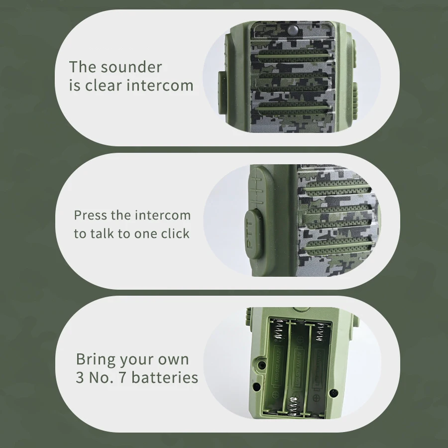 屋外長距離通信用の子供用トランシーバー、親子インタラクション、家庭遊び、新しい電子玩具。