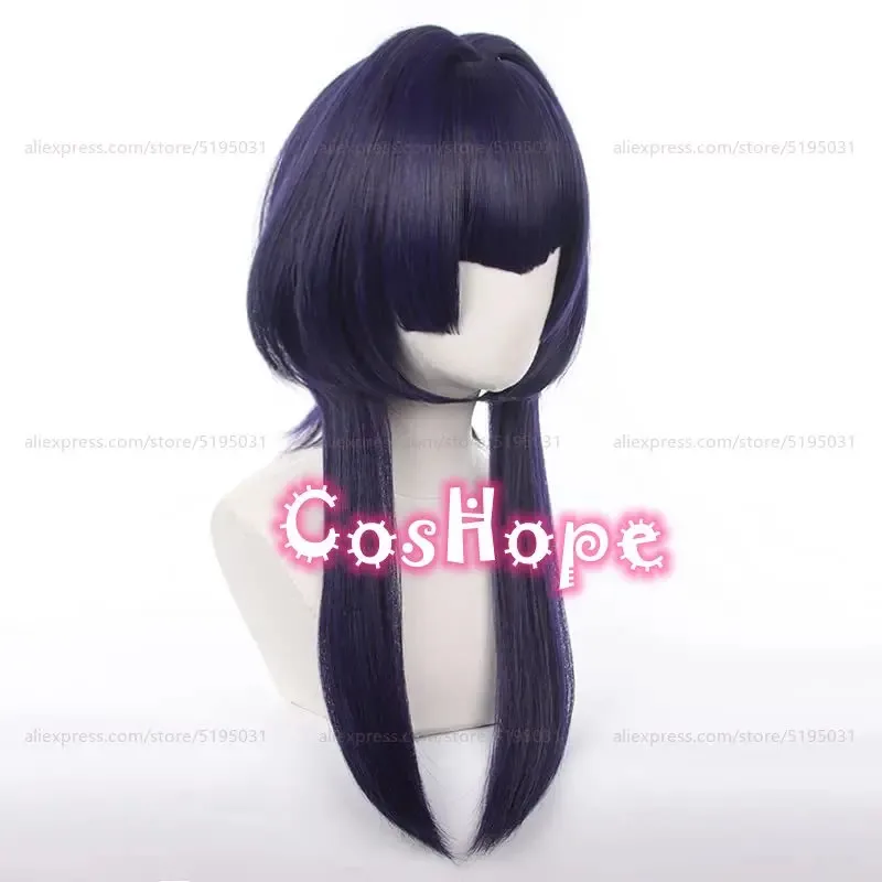 Candace Cosplay Wig 60cm Long Wig Black Purple Wig Cosplay Anime Cosplay Wigs Heat Resistant Synthetic Wigs