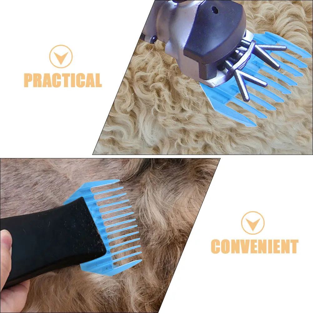 2Pcs Professional Sheep Shears Guard Accessory Electric Shearing Machine Clipper Guide for Uniform Hair Cutting Comfortable