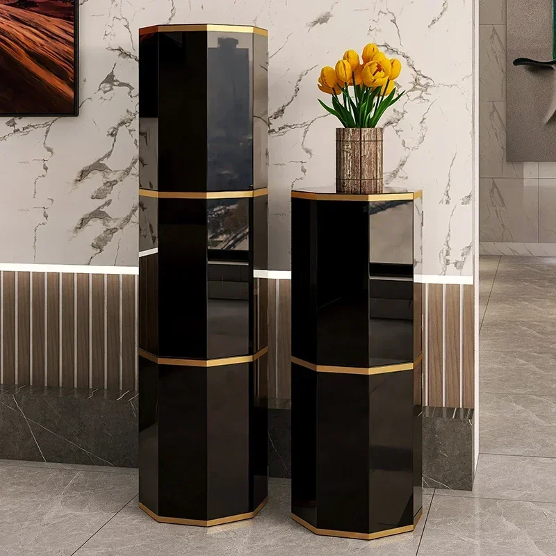 

Rotating shoe cabinet, home door storage, baking paint, light luxury, simple modern outdoor balcony, entrance cabinet, American