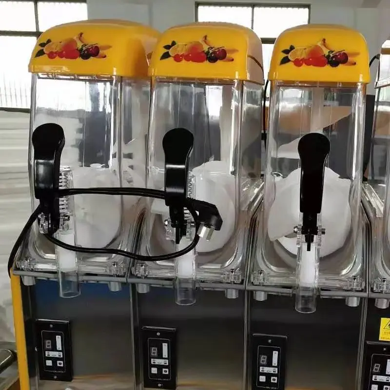 Commercial Snow Melting Machine Two Cans New Hot Selling Juice Product Strawberry Cola Smoothie Maker for Business