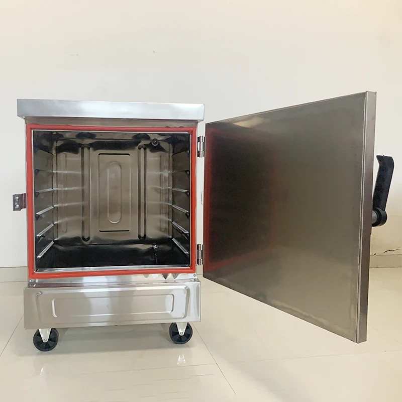 4/6/8-Tier Food Grade Stainless Steel Electric Rice Steamer Durable Anti Rust Catering Machine