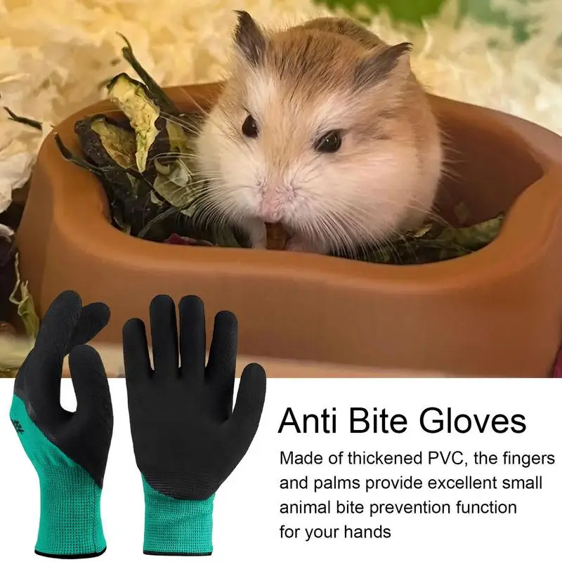 Pet Bite-resistant Gloves Anti Scratch Thickened Hand Protection Pet Training Assistant For Cats Dogs Squirrels Hamsters Birds