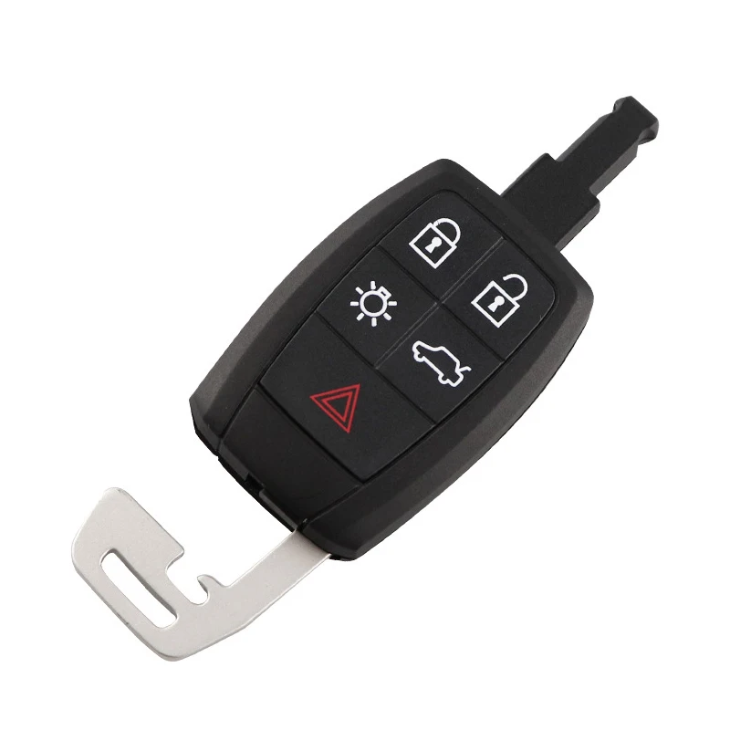 5 Buttons Car Auto Smart Remote Car Key Fob Shell Case Fit for Volvo C70 C30 V50 S40 2007 2008 2009 2010 2011