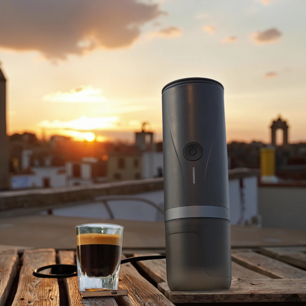 

Portable luxury coffee machinePortable 5V 90W Electric Automatic Heating Coffee 20 Bar Pressure Brew System for Household
