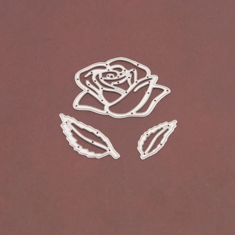 Rose Cutting dies Stencils for diy scrapbook/photo album Painting ScrapbookAlbum Decorative Embossing DIY Paper Card