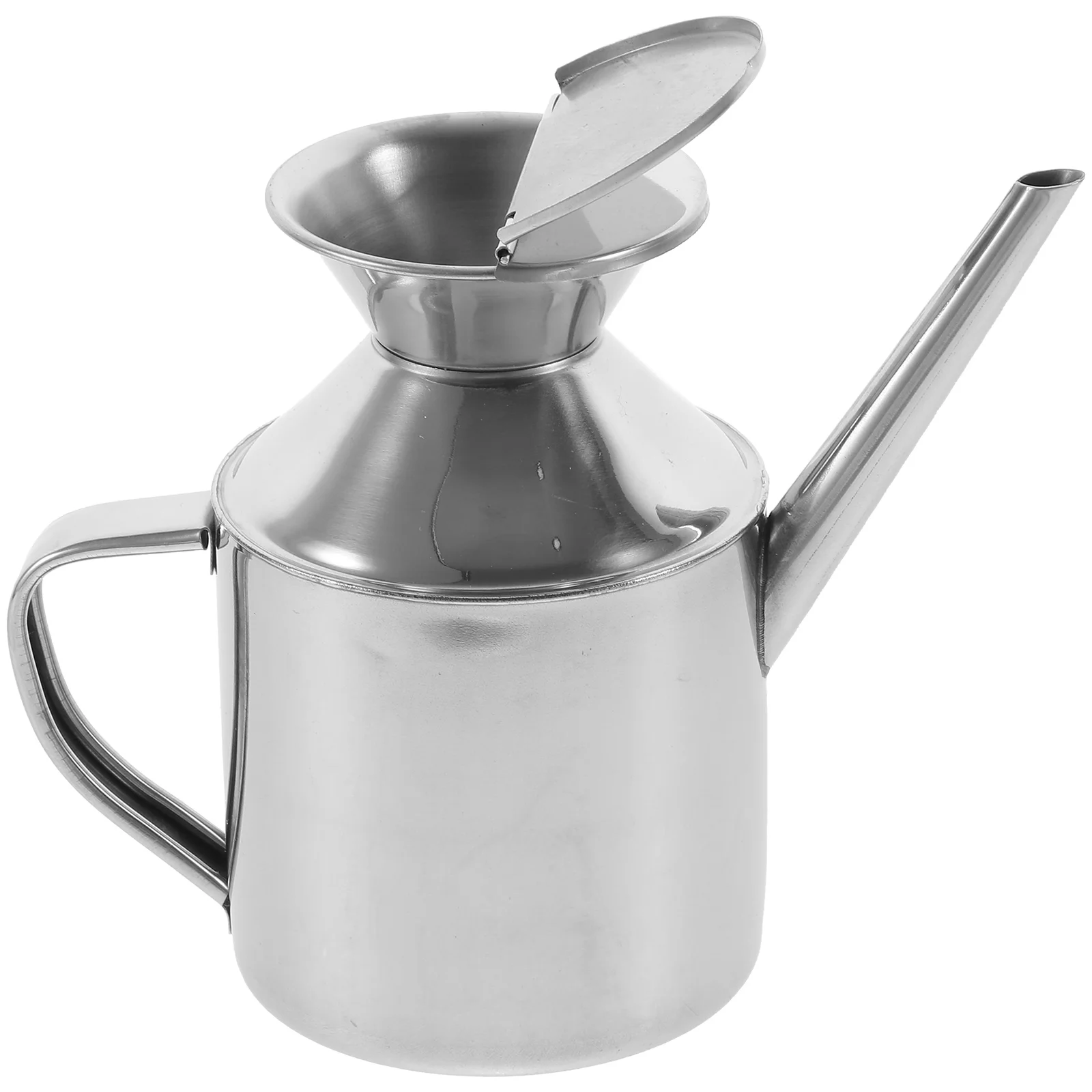 

Condiment Stainless Steel Oil Pot Coffee Syrup Soy Sauce Kettle Jar Vinegar Dispenser