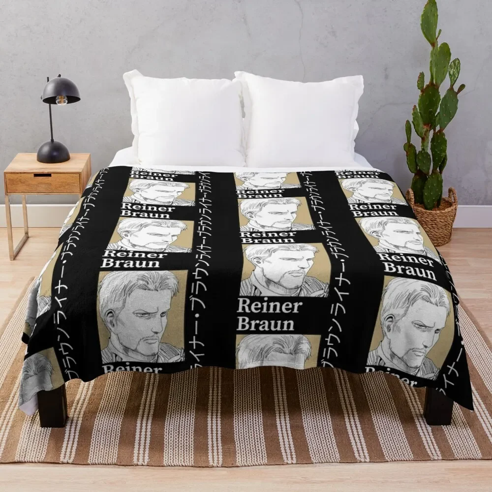 Reiner snk Throw Blanket Blankets Sofas Of Decoration Hairy Luxury St Blankets