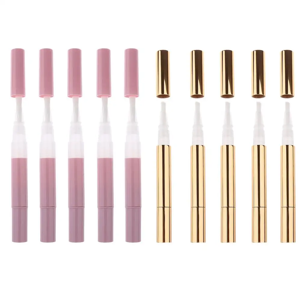 Empty Cosmetic Container Twist Pen Portable Tube for Lip Gloss Essential Oil and Nail Polish