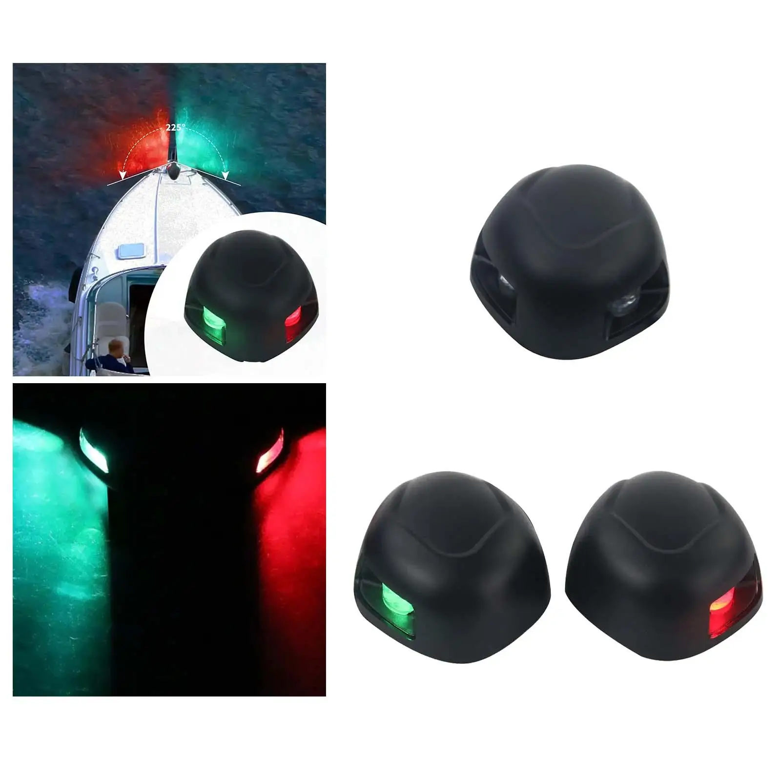 LED Boat Navigation Light Universal Fit Replaces Professional Spare Parts 12V